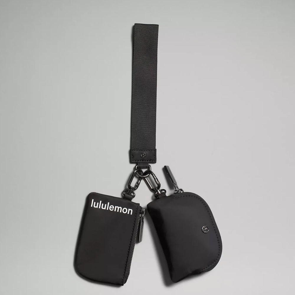 Lululemon Dual Pouch Wristlet - Black